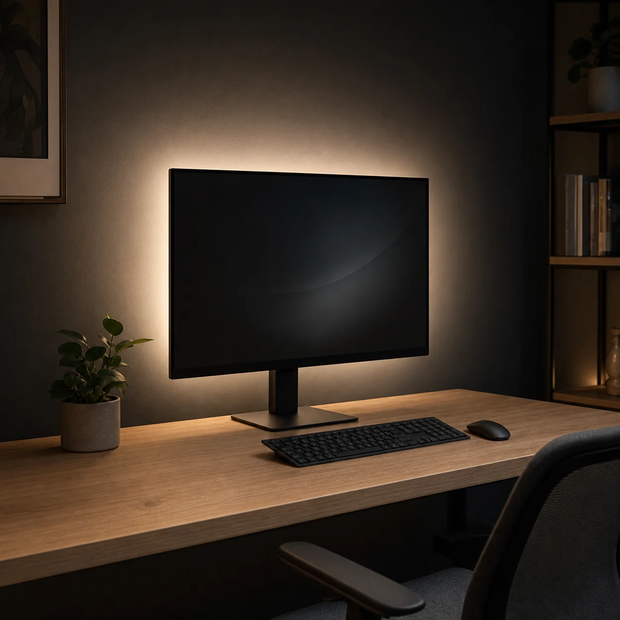 Monitor-achtergrondverlichting voor meer oogcomfort