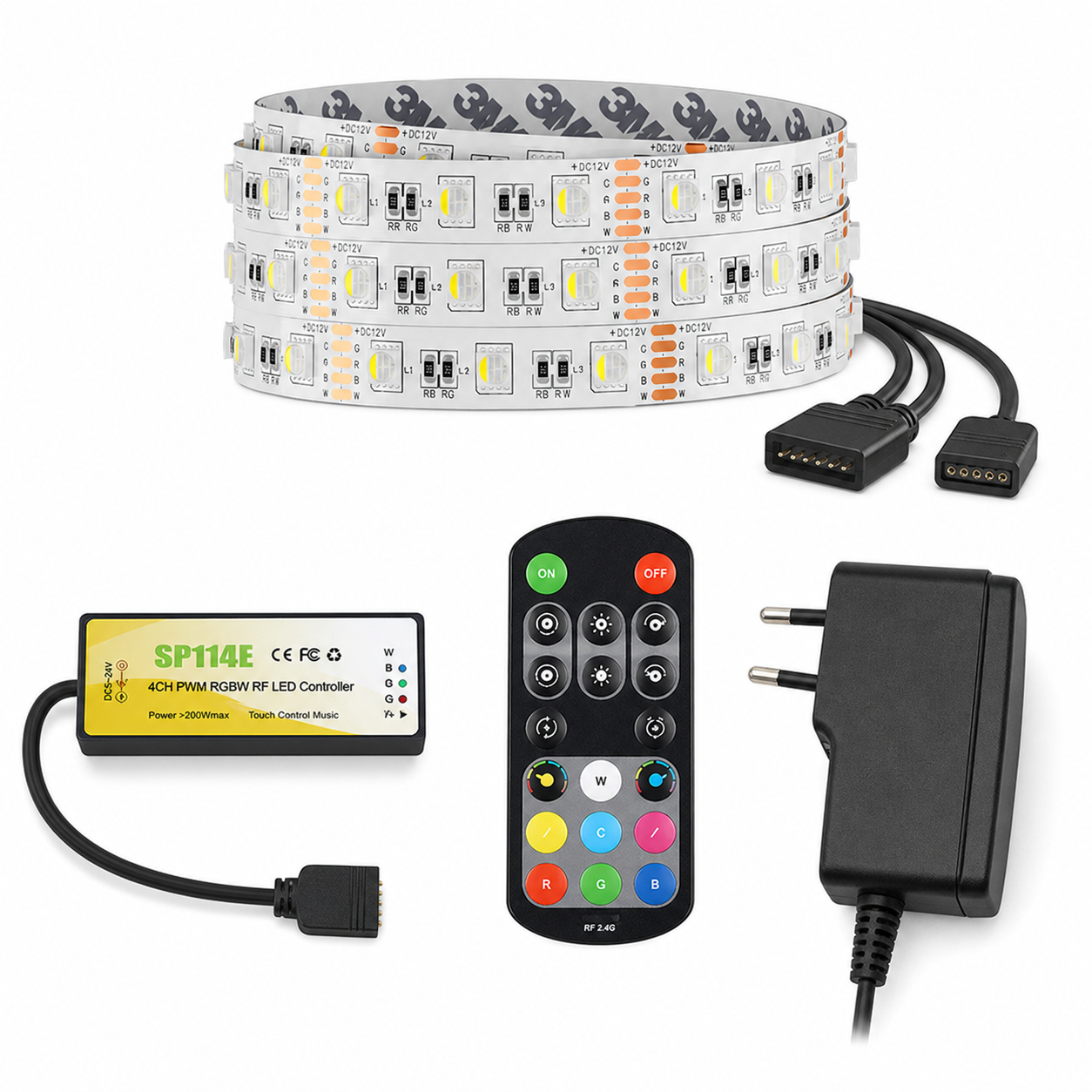 Sfeerverlichting achter tv en voor gamekamer — Kleur in de ruimte